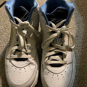 Nike Air Jordan Flight Mens Size 11.5 Basketball Shoes 654262-107 White Sky Blue